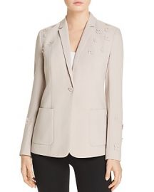 Elie Tahari Wendy Floral Applique   Blazer at Bloomingdales